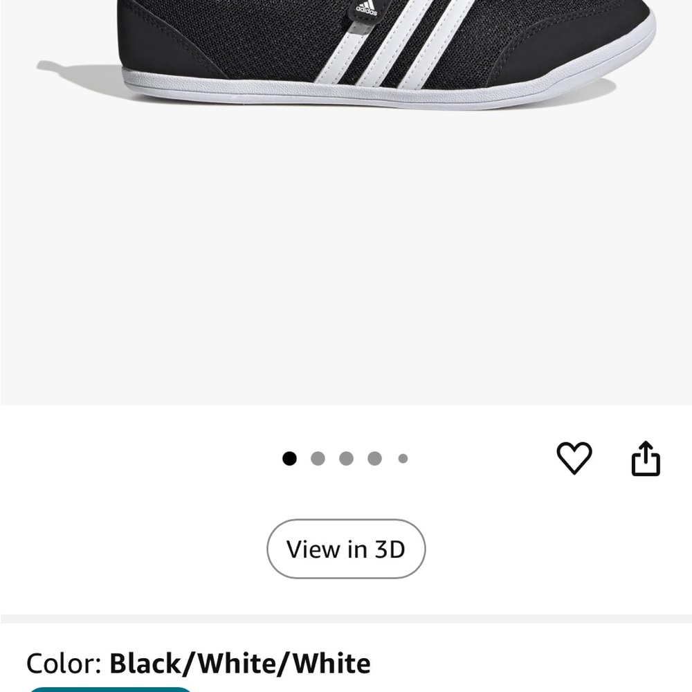 Adidas Classic Black and White Trainers